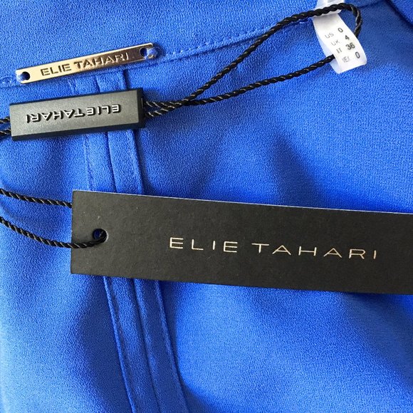 Elie Tahari Mildred Puff Sleeve Shirt Dress 0 XS - Picture 7 of 9